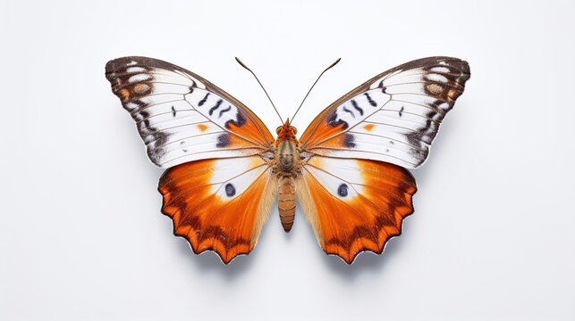 butterfly isolated on white background.Generative AI