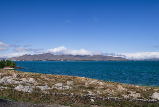 Fabulous view of Lake Sevan, Armenia