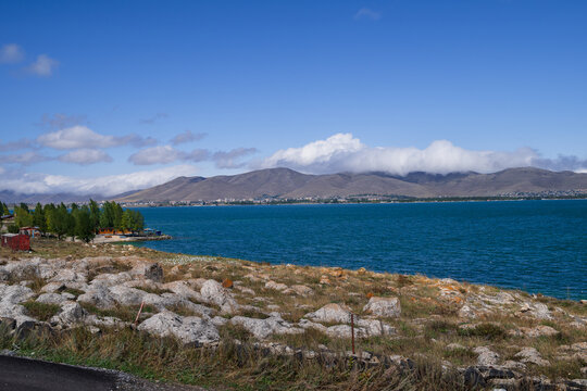 Fabulous view of Lake Sevan, Armenia