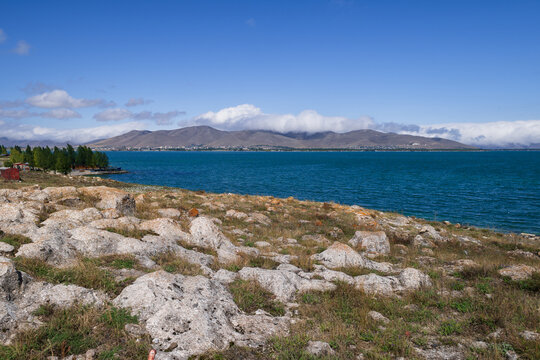 Fabulous view of Lake Sevan, Armenia