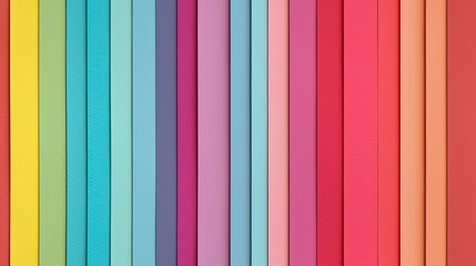 Obraz premium Rainbow Paper Stacks