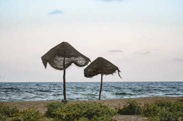 Umbrellas on the Beach