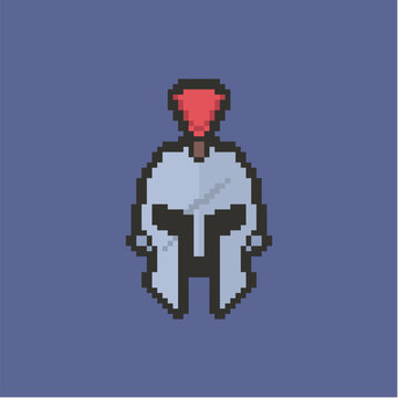 Helmet Spartan Pixel Logo Design Images – Browse 63 Stock Photos ...