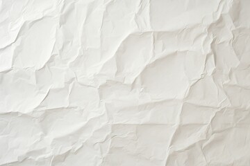 Obraz premium Weathered white paper texture background with creased crumpled surface grunge textures backdrop