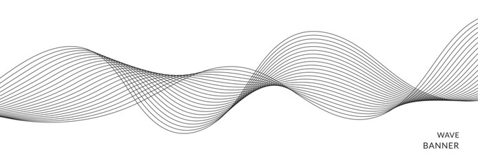 Fototapeta na wymiar Lines for the background. black stripes on a white background. Vector for brochures.