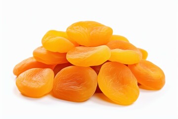Chewy Dried apricot. Organic fruit sweet. Generate Ai