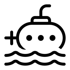 Submarine Surface Icon