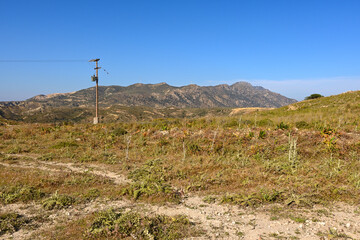 Scenic summer landscape. Kos island, Dodecanese, Greece