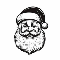 Santa Claus, coloring page, christmas image