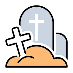 Obraz premium Graveyard Icon