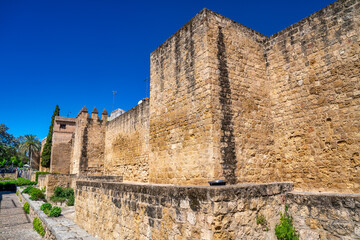 Fototapeta premium Ancient city walls of Cordoba, Spain