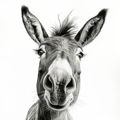 portrait of a donkey