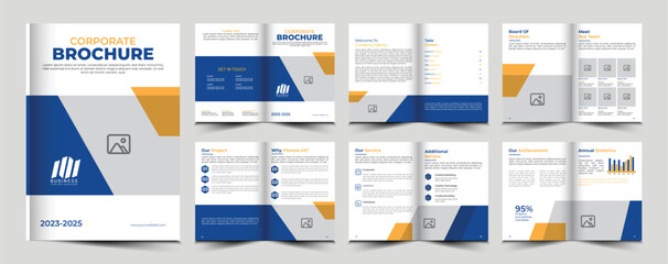corporate company profile brochure template design