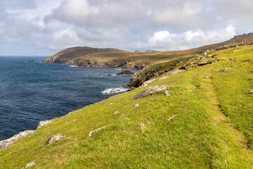 Coastal trail to Clogher Head