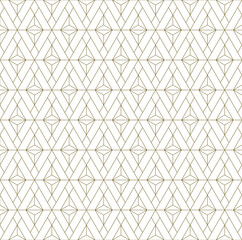 Seamless geometric pattern in Japanese craft style Kumiko zaiku