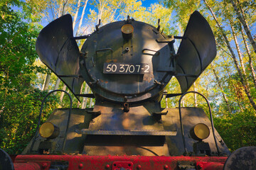Old Steam Locomotive - Vintage -  Train - Countryside -  Railway - Railroad 