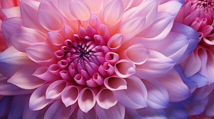 Obraz premium closeup view of purple vibrant and colorful chrysanthemum petals in full bloom showing nature artistry and beauty.