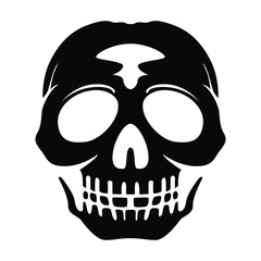 Vector Skull Illustration - Detailed and Artistic Skeleton Head Design