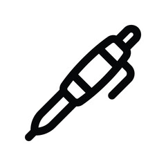 pen line icon. vector icon for your website, mobile, presentation, and logo design.