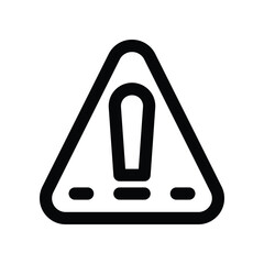 alert line icon. vector icon for your website, mobile, presentation, and logo design.