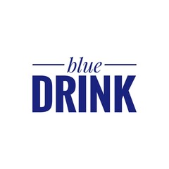 ''Blue drink'' Quote Illustration, Drink Concept