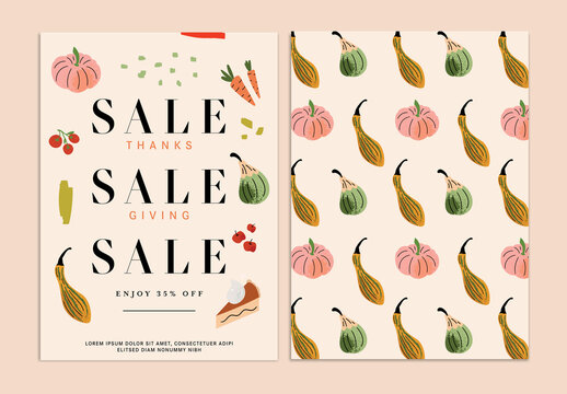 Thanksgiving Sale for Advertisement