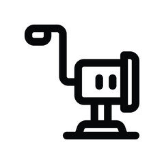 meat grinder line icon. vector icon for your website, mobile, presentation, and logo design.
