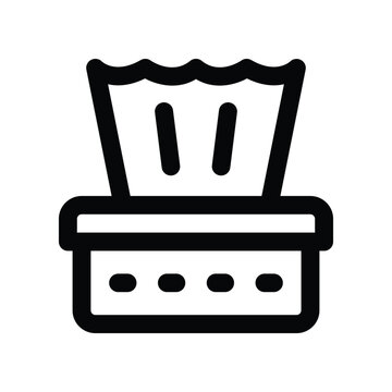 recommend clip art: tissue box line icon. vector icon for your website, mobile, presentation, and logo design.