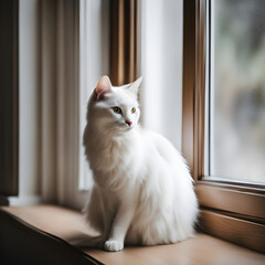Cat near Window
