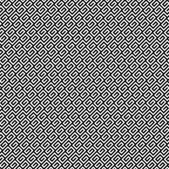 Seamless pattern with Chinese ornament. Oriental traditional ornamentation with curly shapes. Window tracery wallpaper. Grid motif. Digital paper with curves, textile print, web design. Vector art.