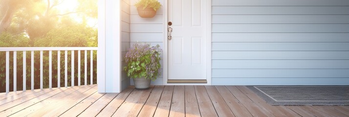A Closeup View Of An Open Front Door Welcoming Viewers To A New Home Or Inviting Them To Explore Beyond