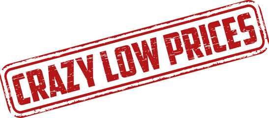 Crazy low prices square grunge stamp