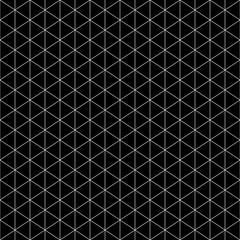 Fototapeta premium Seamless triangles pattern. Interlocking triangular shapes tessellation background. Triangle figures wallpaper. Grate backdrop. Grid motif. Polygons image. Digital paper design, textile print, Vector