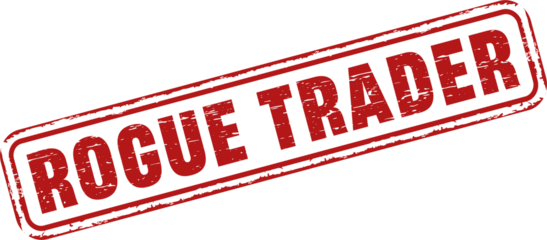 Rogue trader square grunge stamp