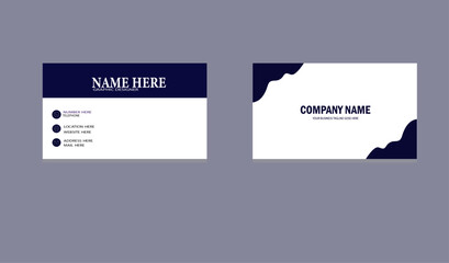 Fototapeta premium Business card,template,simple designer
