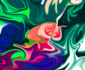 Fototapeta premium gorgeous colorful liqued marbel vivid luxury best selling background