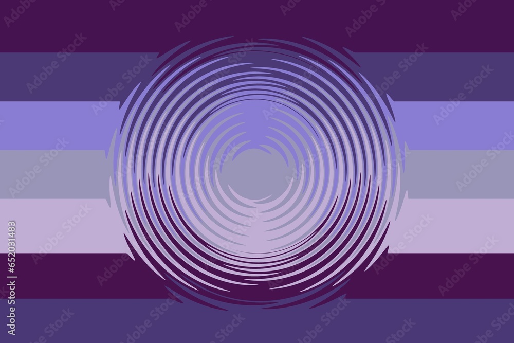 Poster abstract background with circles and lines in purple and violet colors.