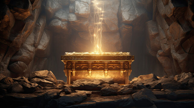 Illustration about Ark of the covenant.