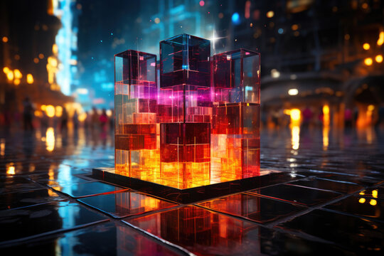 The Future Beckons: Ruby Cube's Radiant Presence