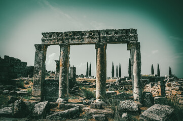 Ruiny Hierapolis w Turcji