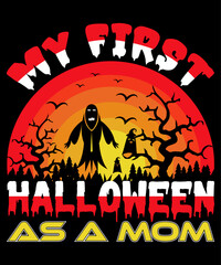 Halloween T Shirt Design Vector File