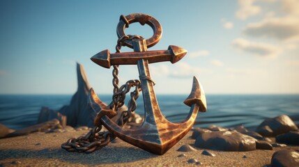 Free Underwater anchor Templates - PikWizard