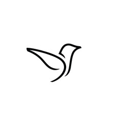 bird logo vector art