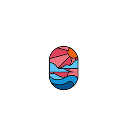 Beach Logo vector art