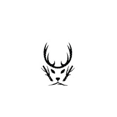 Deer Horn logo vector art