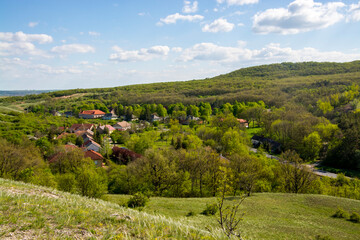 Panorama view of Gant in Hungary
