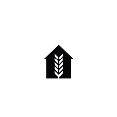 Home logo with tree vector art