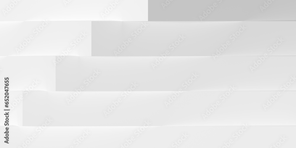 Poster modern minimal white rotated stacked boxes geometrical pattern background
