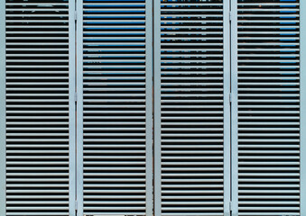 Metal shutters, abstract texture or background