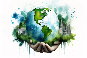 Save the planet, environmental protection, generative ai